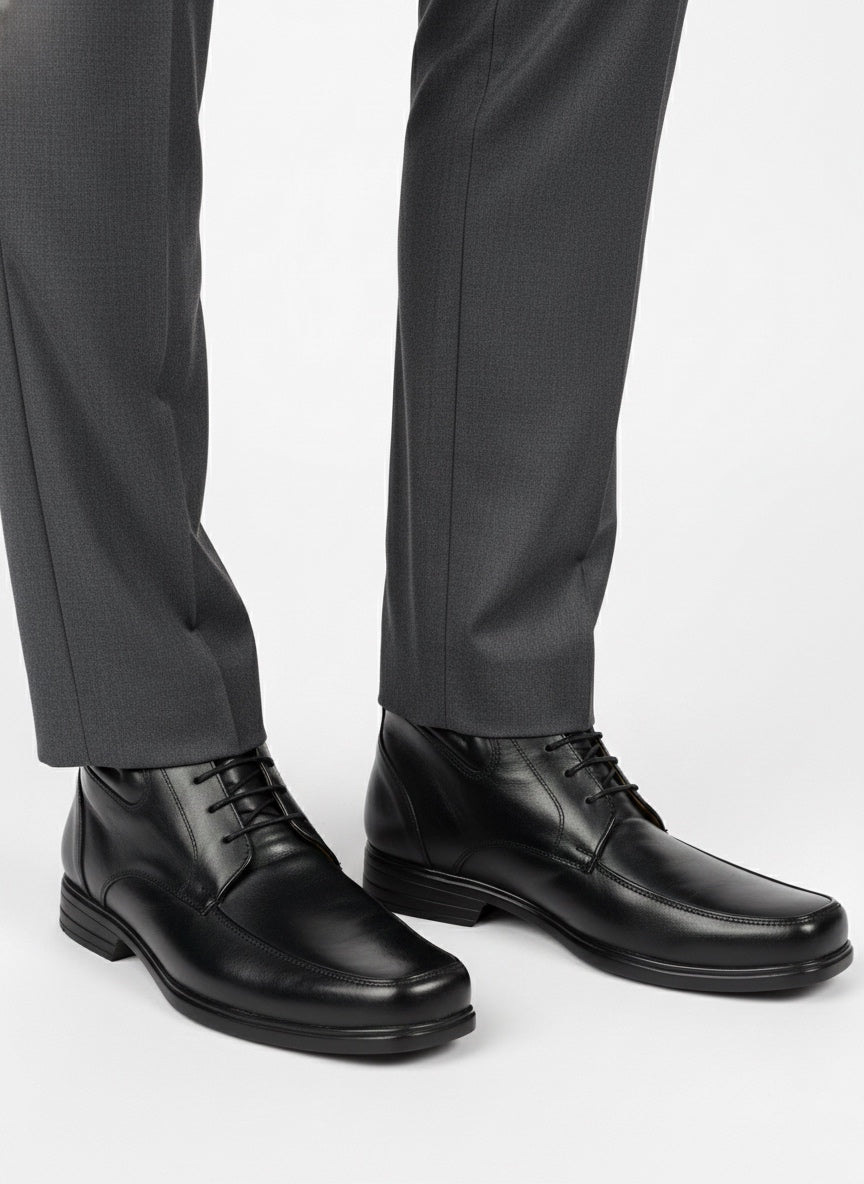 Bota Casual Caballero Piel Negro 240