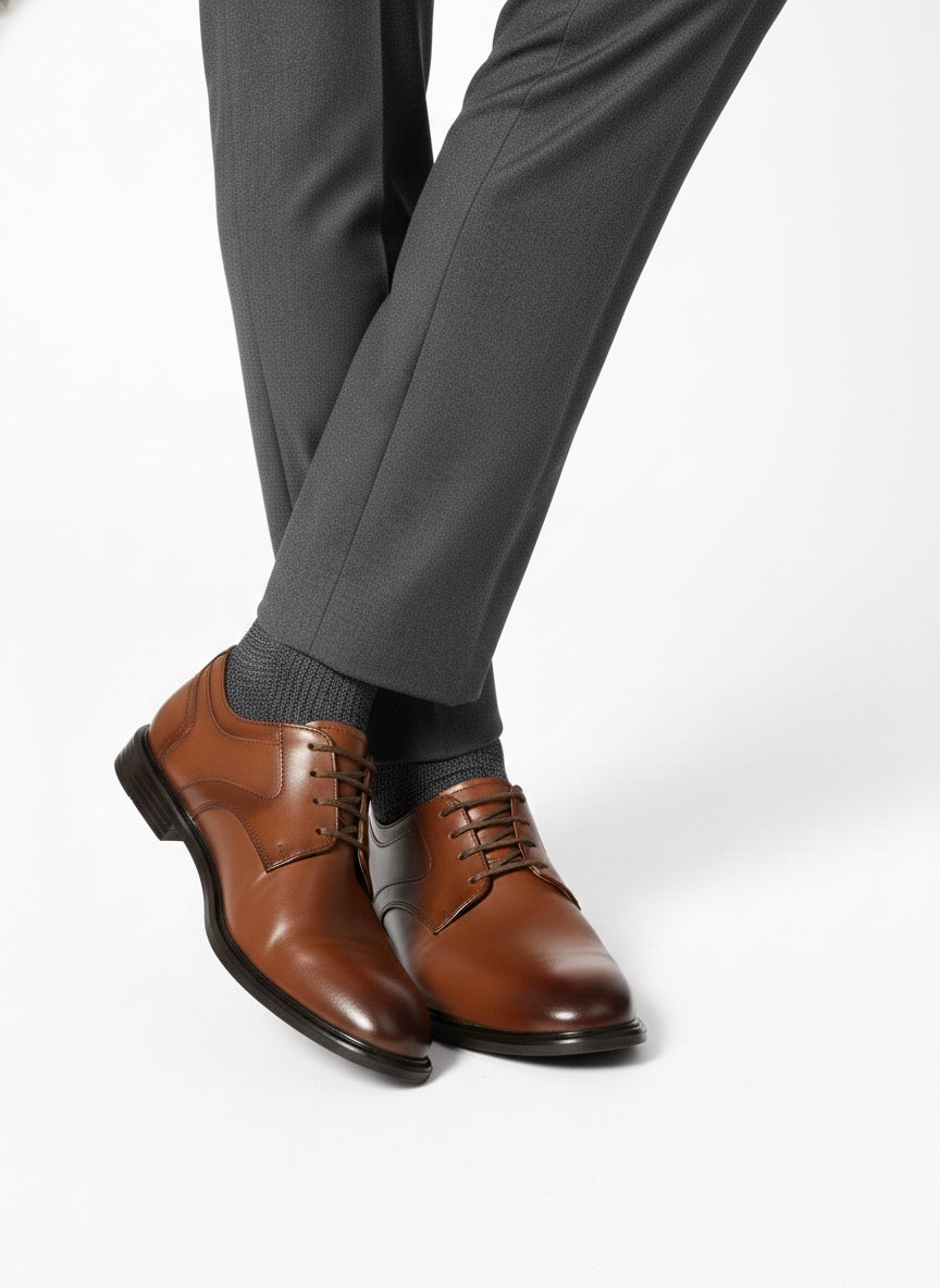 Zapato Casual Caballero Choclo Piel Camel 4550