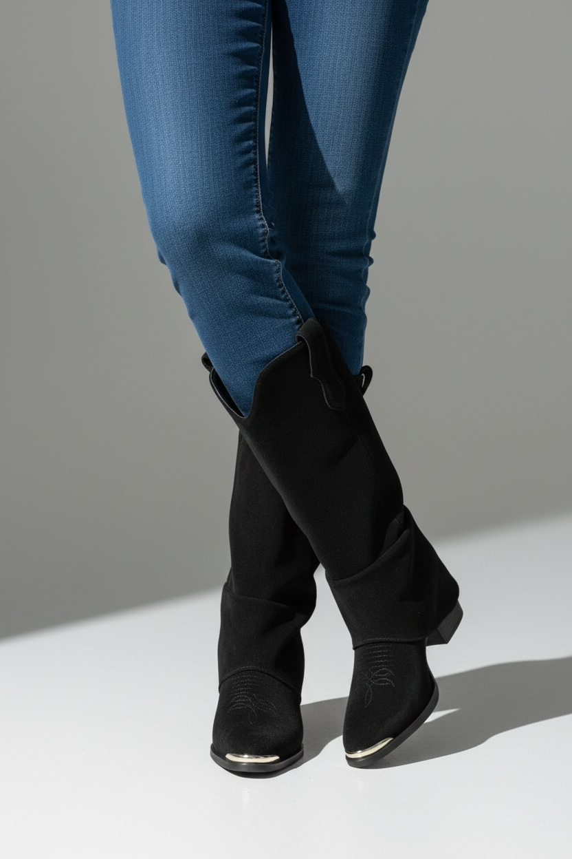 Bota Vaquera Blake Negro