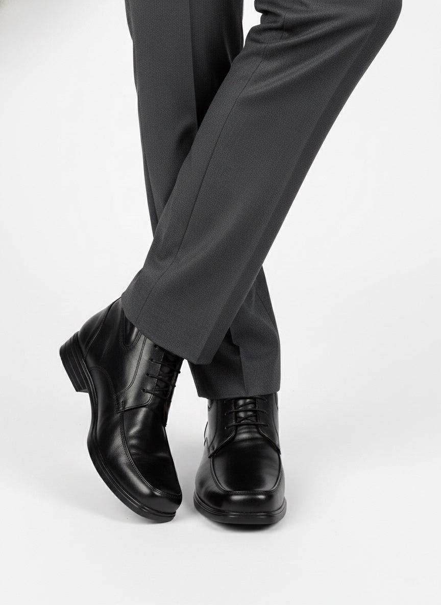Bota Casual Caballero Piel Negro 240
