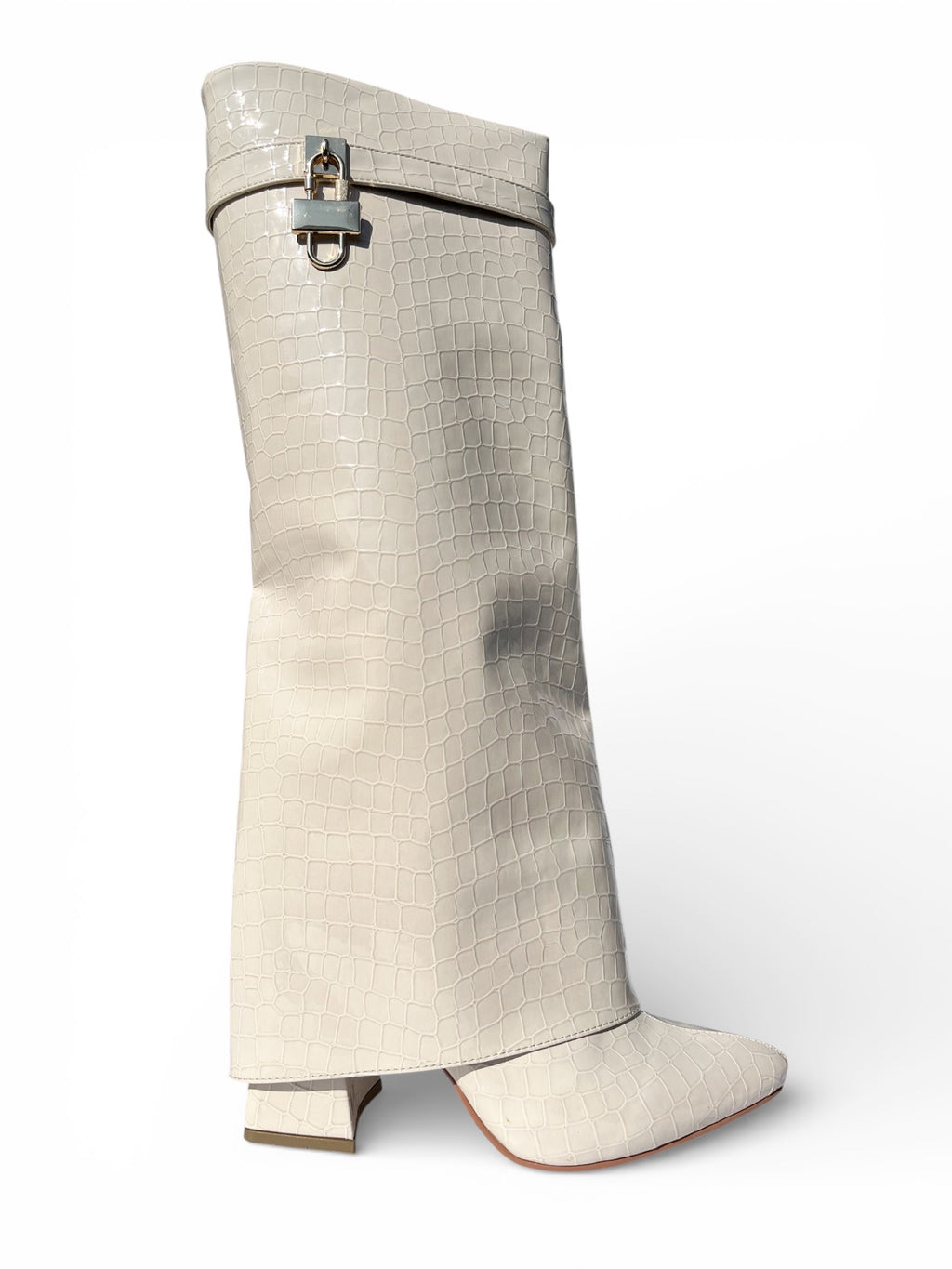 Bota Vaquera Blake Charol Latte