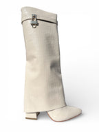 Bota Vaquera Blake Charol Latte