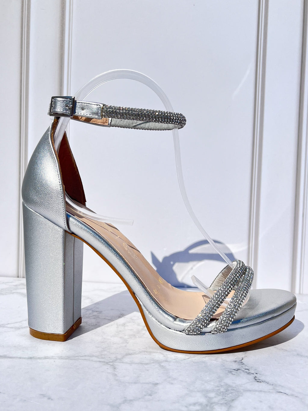 Tacones Salma Plata