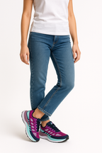 Teni Court Deportivo para Dama Lila/Marino 7696J