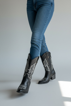 Bota Vaquera Addela Negro