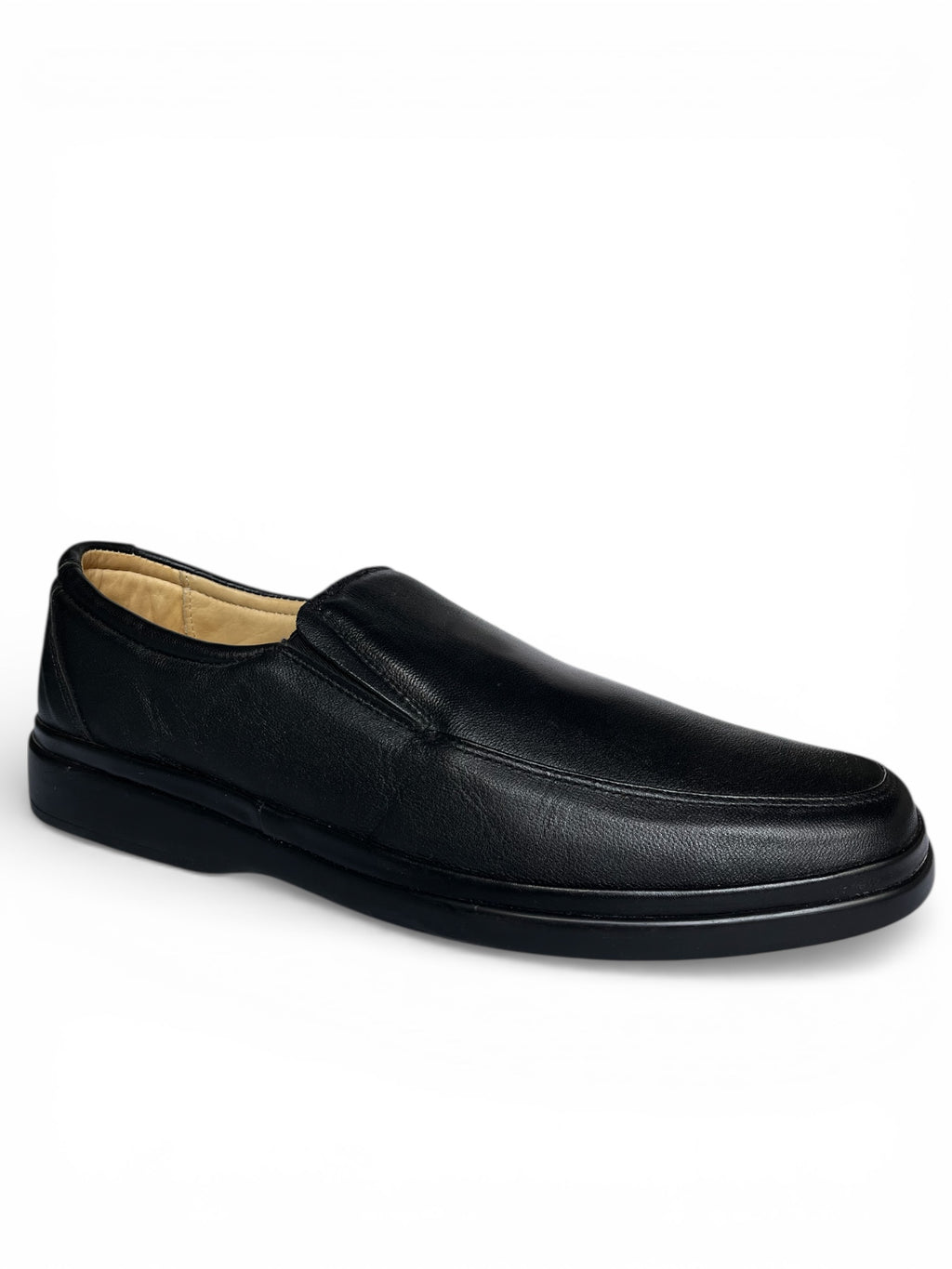 Zapato Casual Caballero Choclo Piel Negro 1401