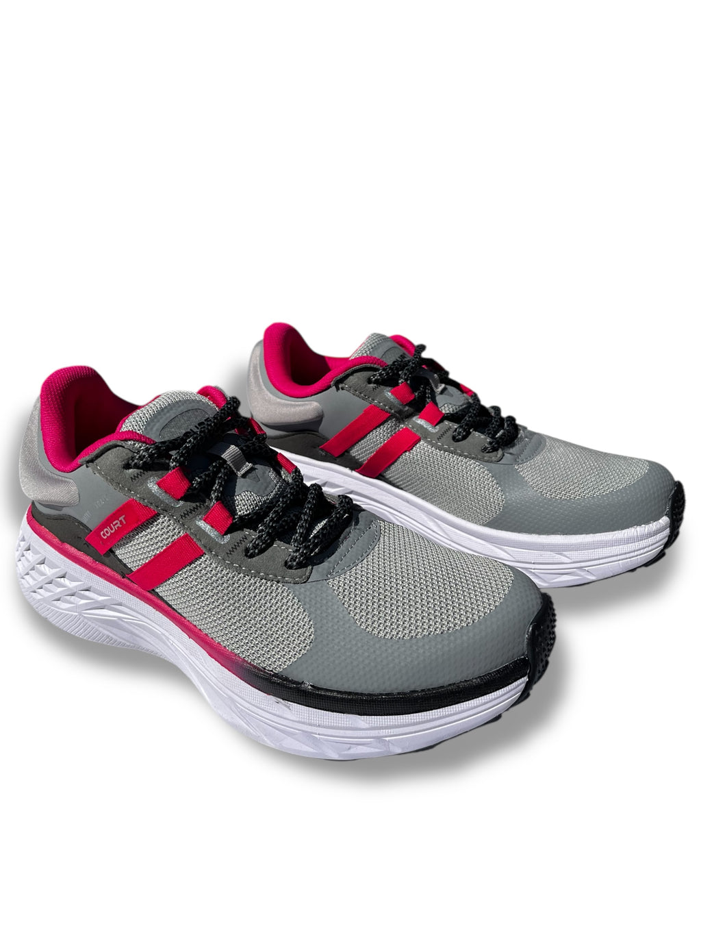 Teni Court Deportivo Dama Gris y Rosa 7691T