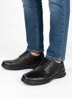 Zapato Casual Caballero Choclo Piel Negra 413