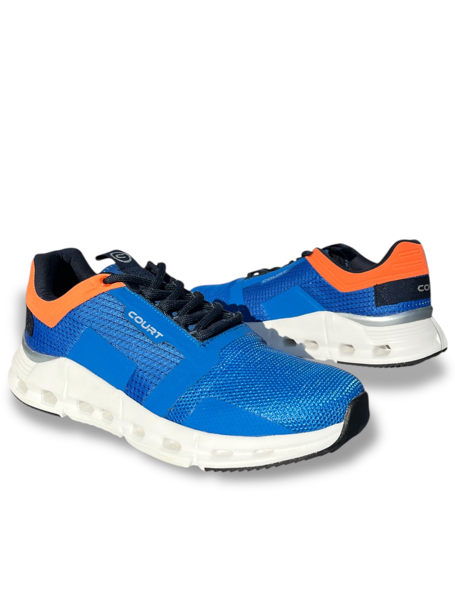 Teni Deportivo Court Caballero Azul Naranja 111C