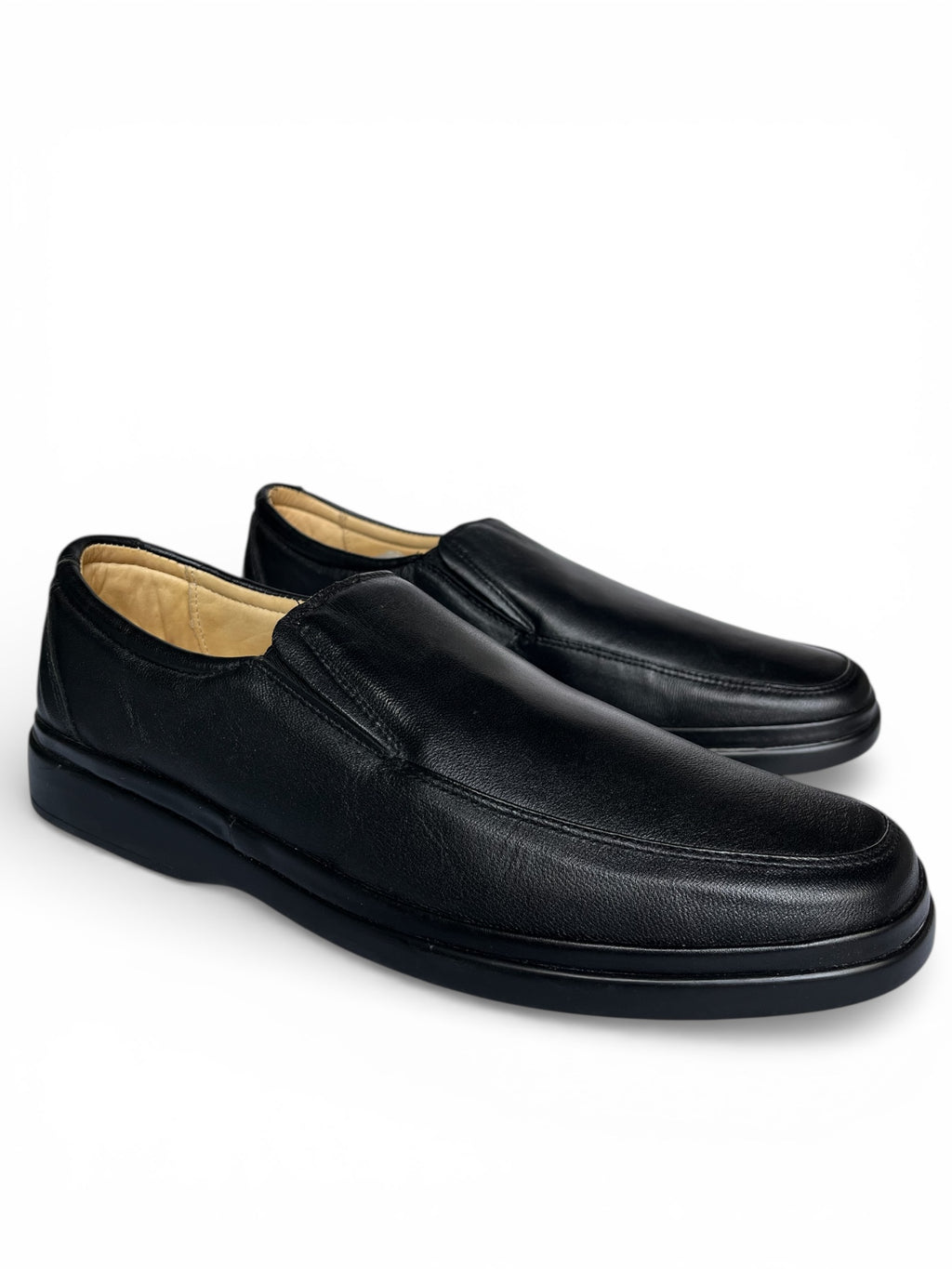 Zapato Casual Caballero Choclo Piel Negro 1401