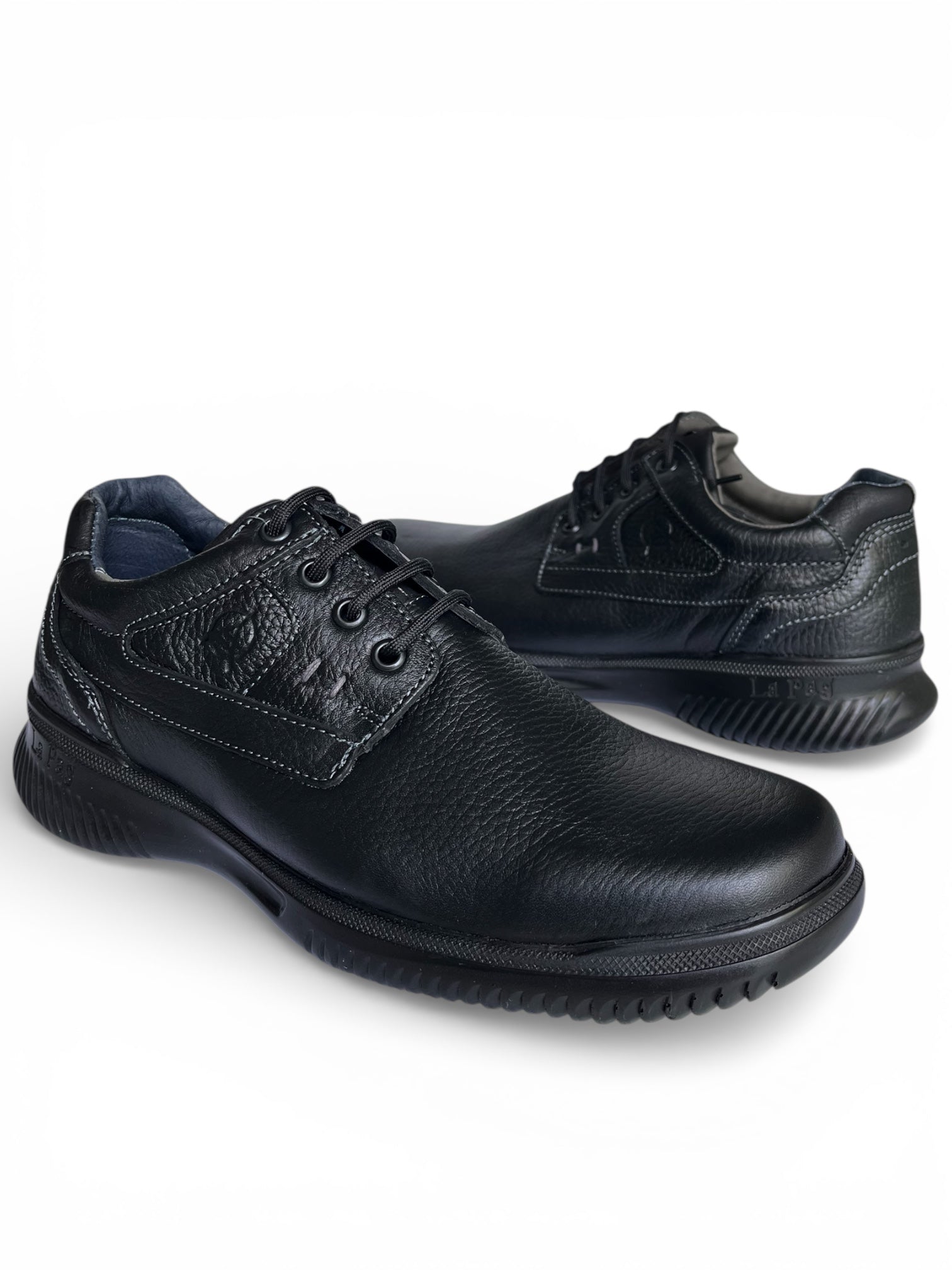 Zapato Casual Caballero Choclo Piel Negra 413