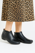 Bota Confort Mujer Piel Negro 8073