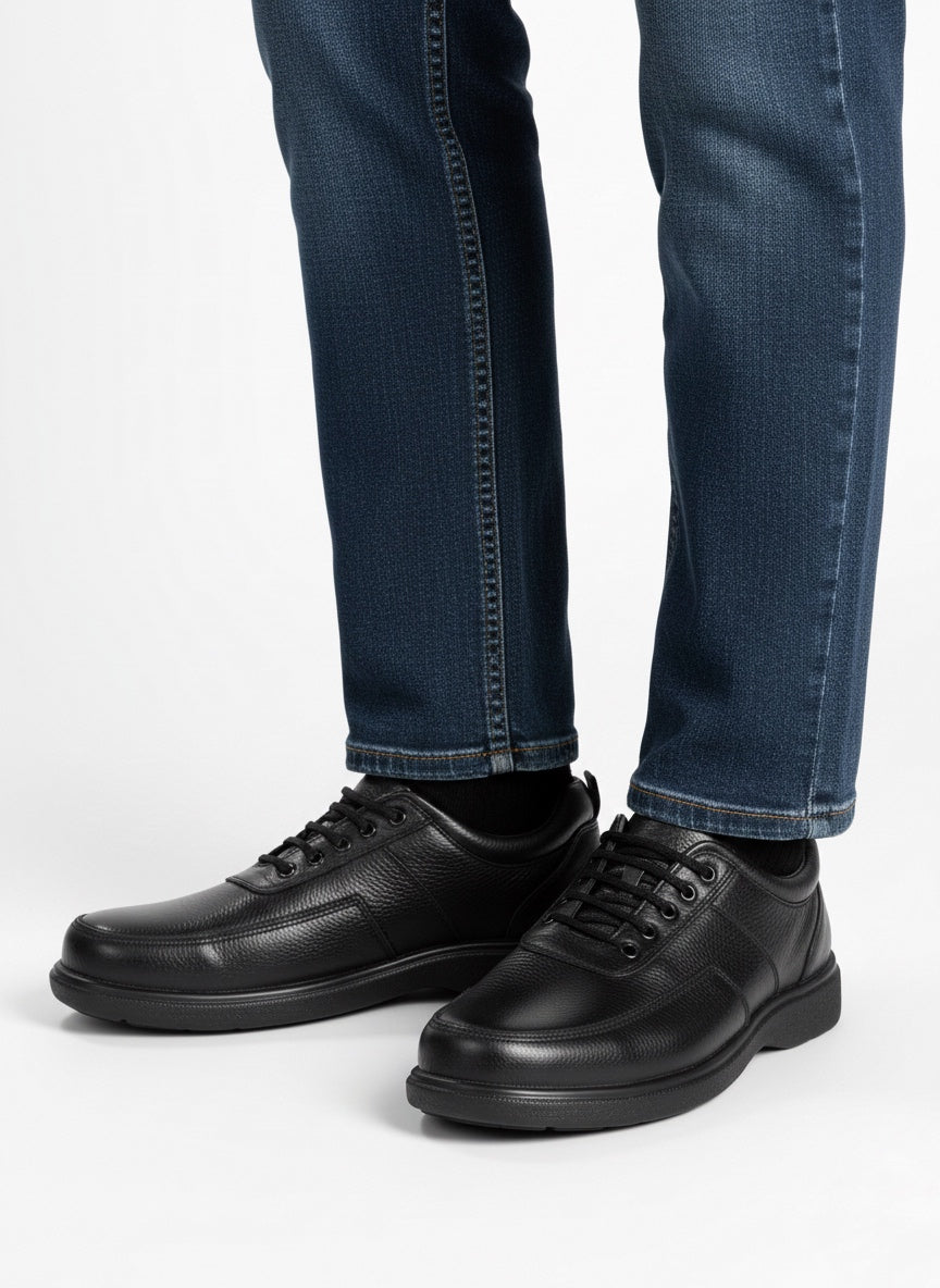 Zapato Casual Caballero Piel Negro 165