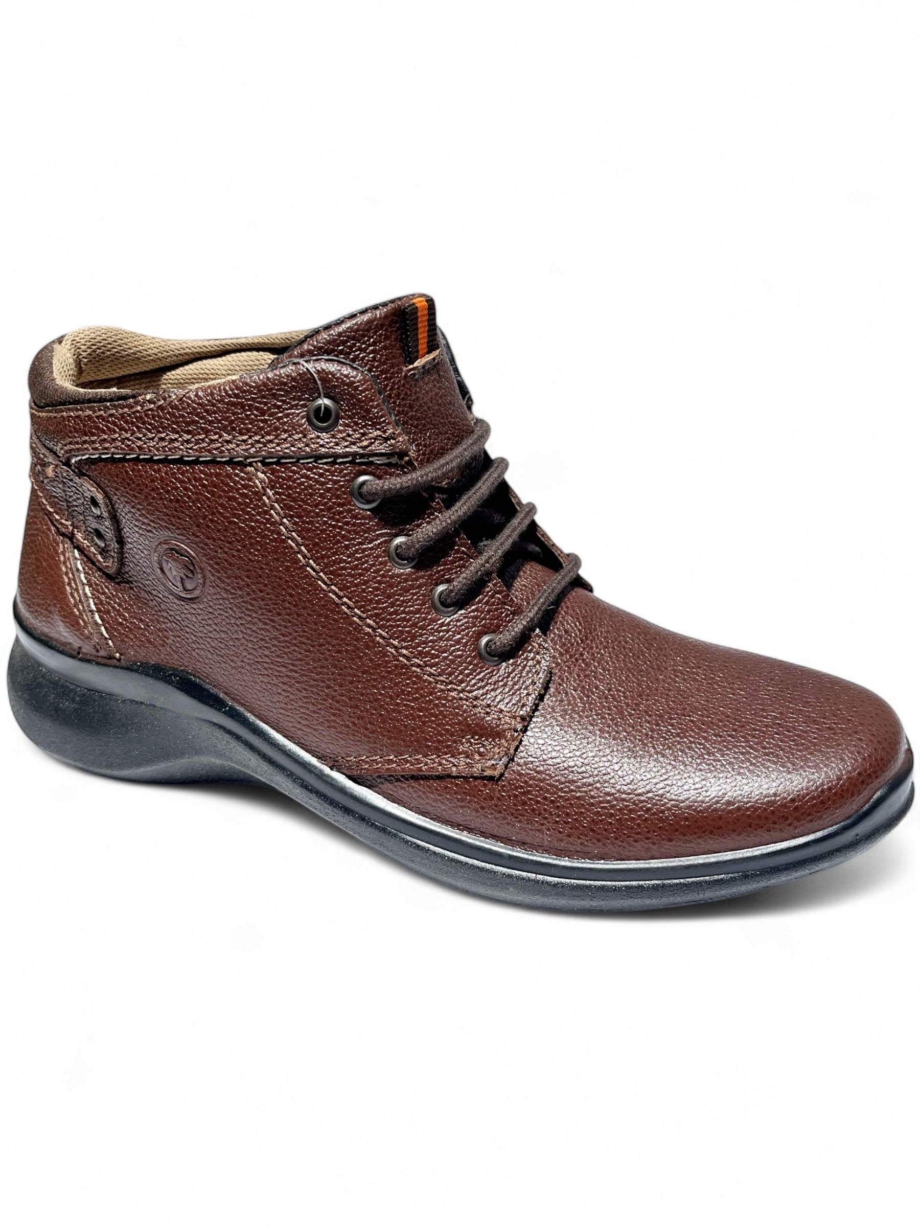 Bota Confort Mujer Piel Café 8011