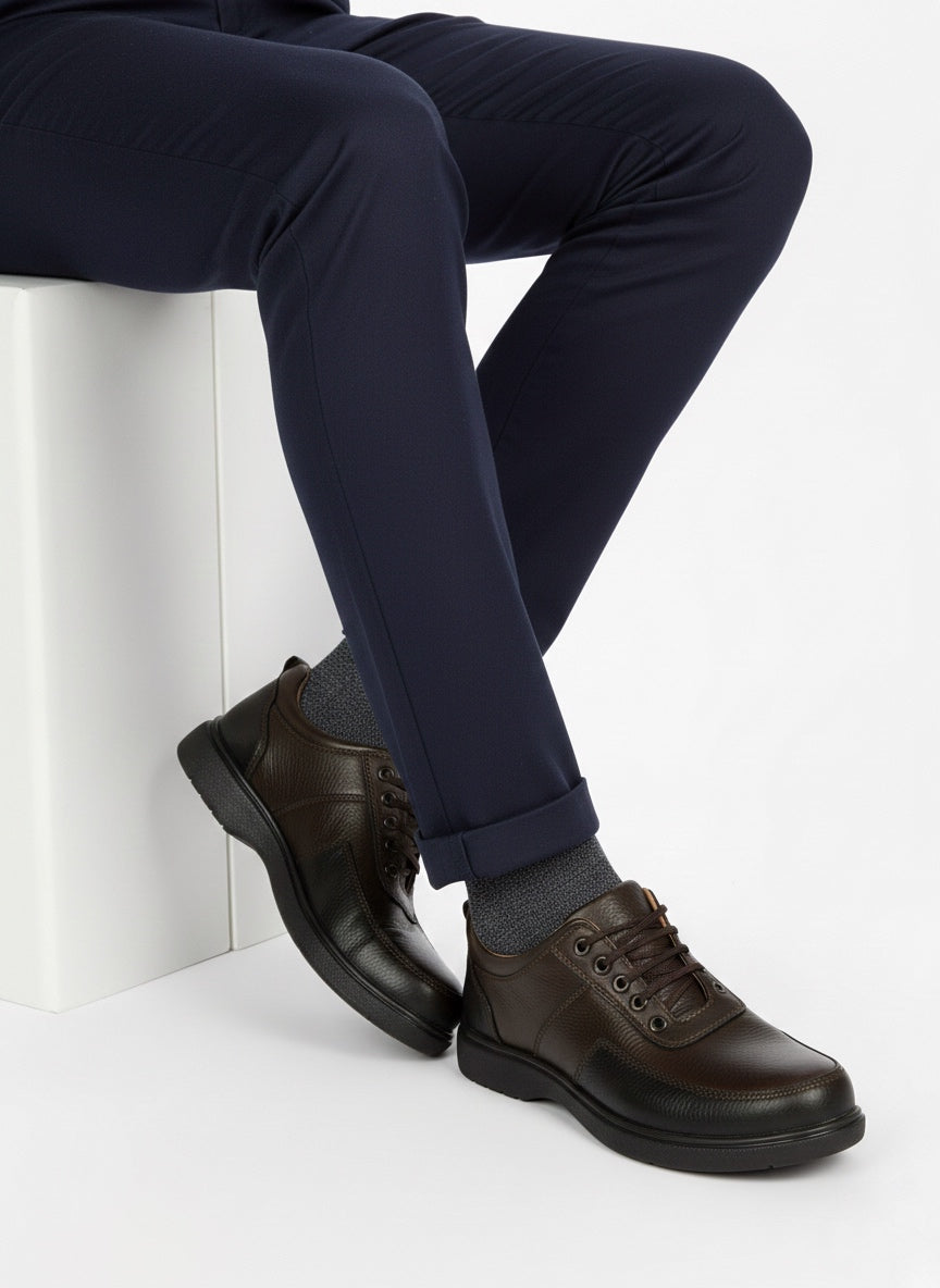 Zapato Casual Caballero Piel Café 165