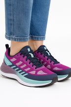 Teni Court Deportivo para Dama Lila/Marino 7696J