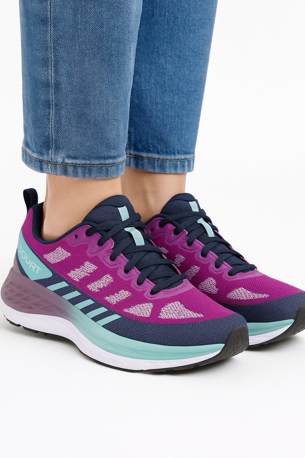 Teni Court Deportivo para Dama Lila/Marino 7696J