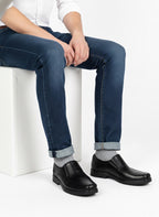 Zapato Casual Caballero Choclo Piel Negro 802