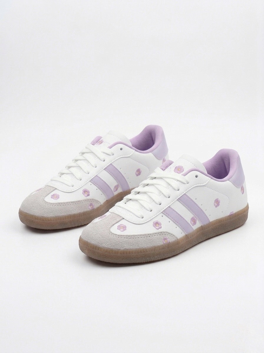 Teni Elfa Blanco Lila Flowers