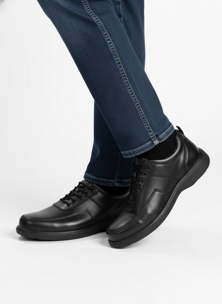 Zapato Casual Caballero Piel Negro 165