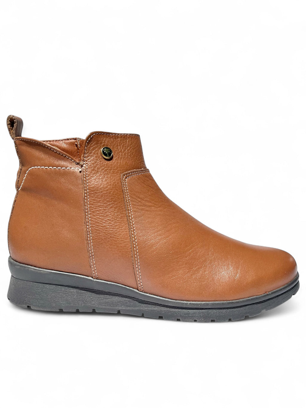 Bota Confort Mujer Piel Café 7462