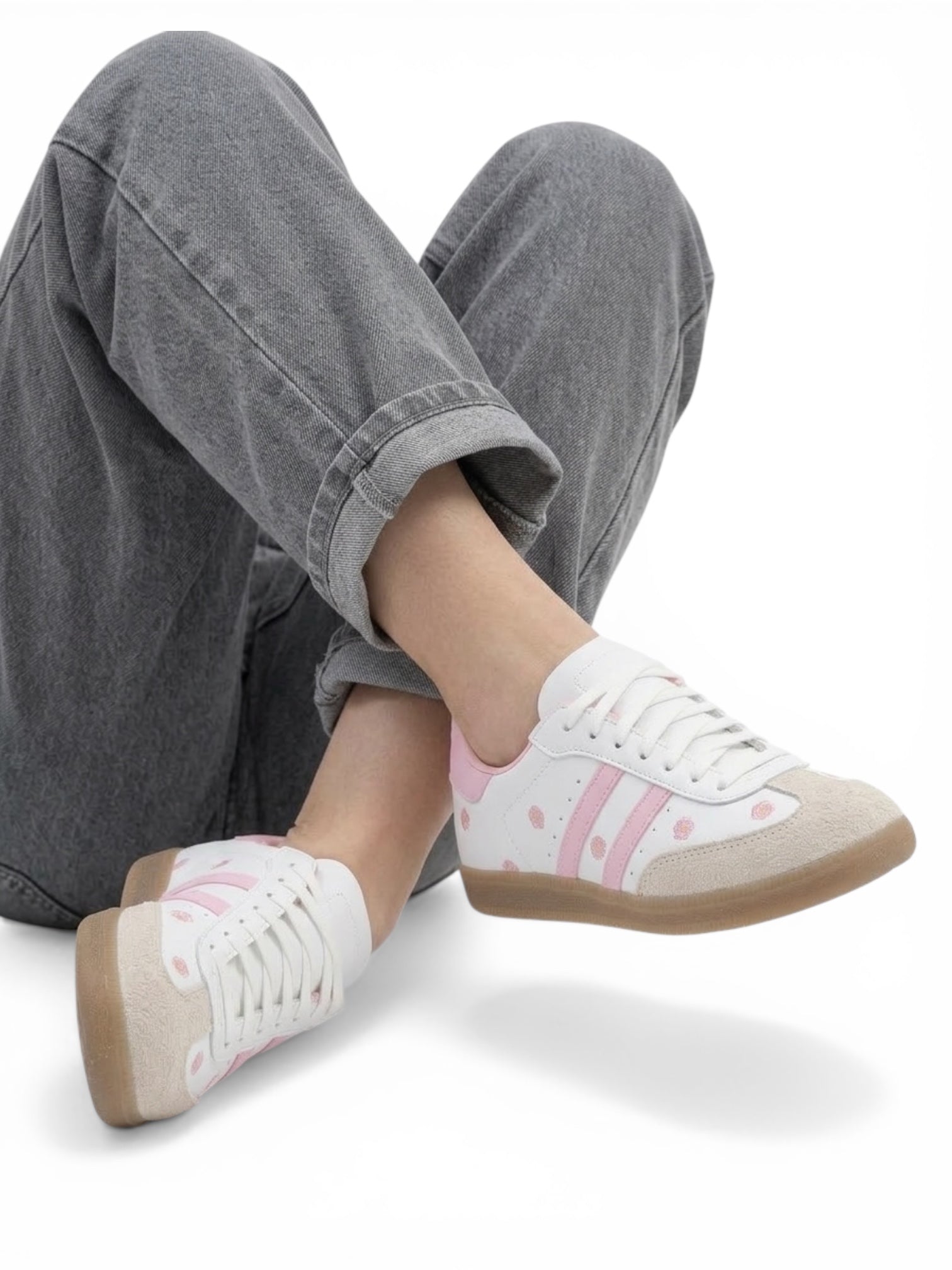 Teni Elfa Rosa Blanco Flowers