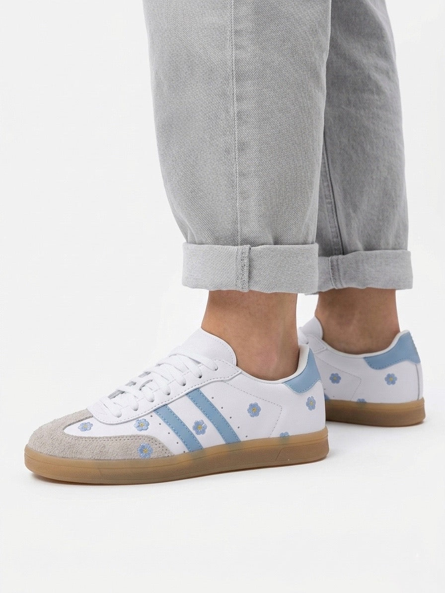 Teni Elfa Blanco Azul Flowers