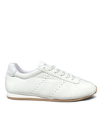 Tenis Siena Retro Charol Blanco