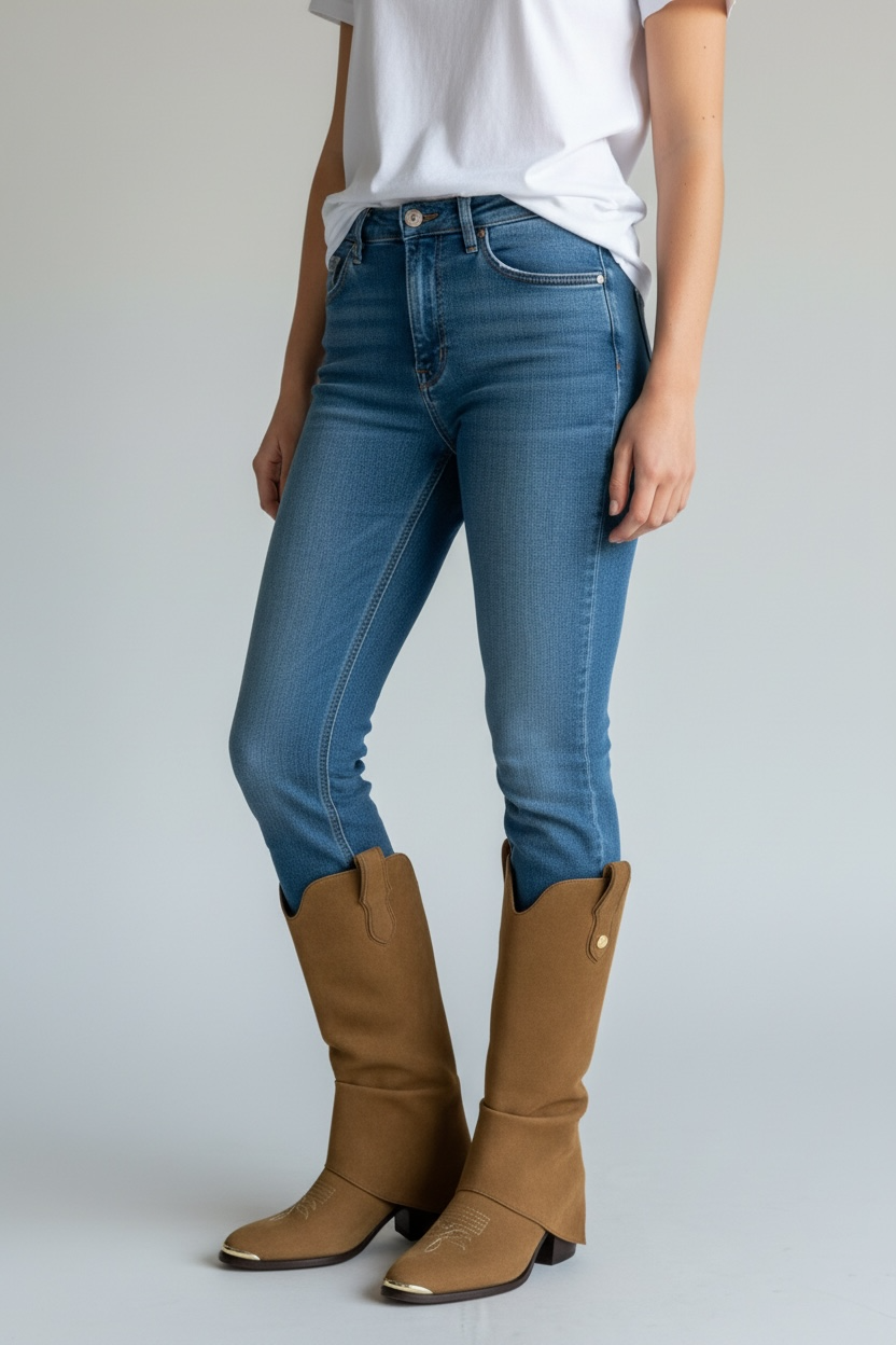 Bota Vaquera Blake Camel