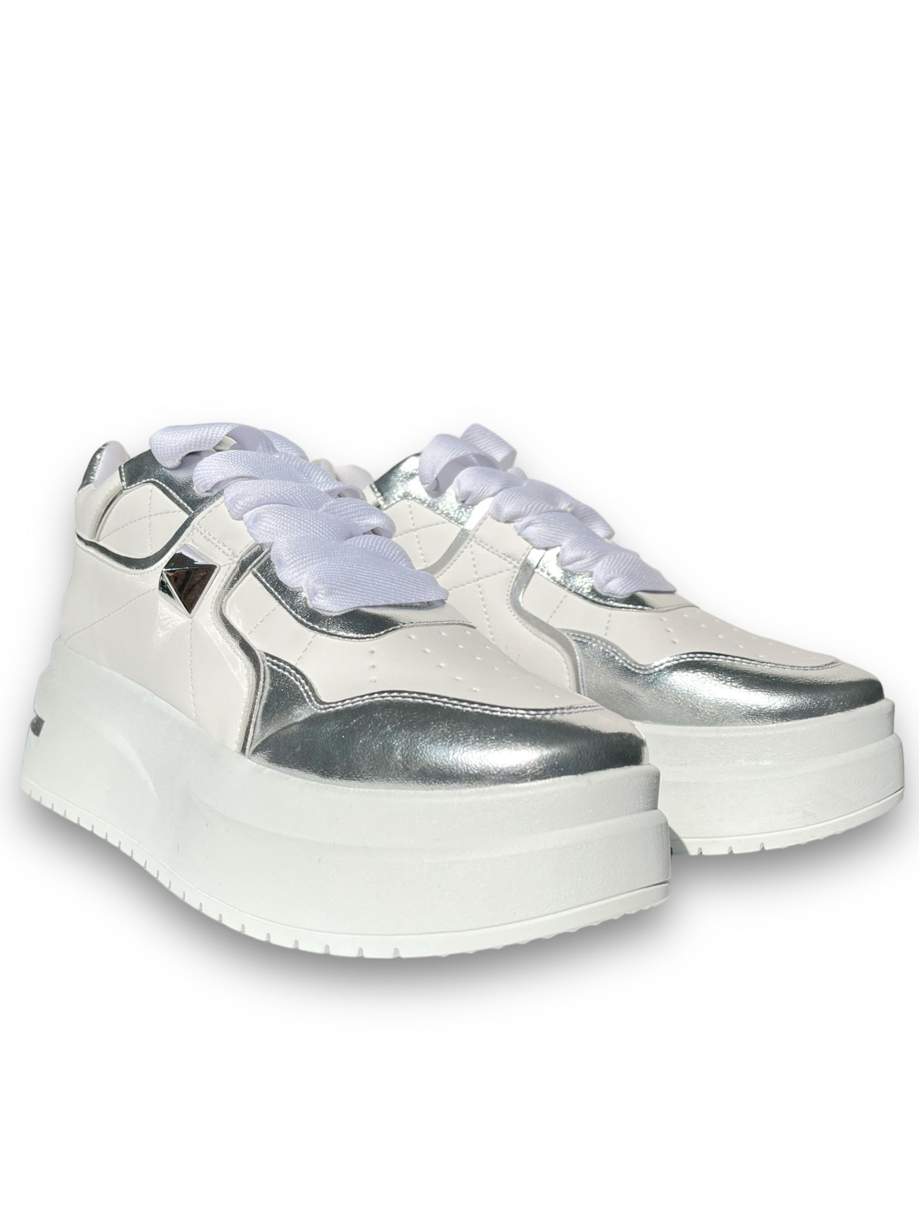 Teni Bolonia Blanco Plata