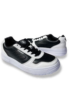 Teni Court Deportivo Piel Dama Blanco Negro 2378J