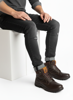 Bota Casual Caballero Piel Café 021