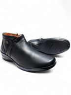 Bota Confort Mujer Piel Negro 8073