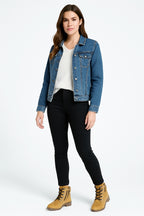 Bota Casual Mujer Piel Miel 6442