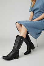 Bota Vaquera Bonnie Negro