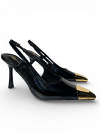 Tacones Charol Negro Cleo