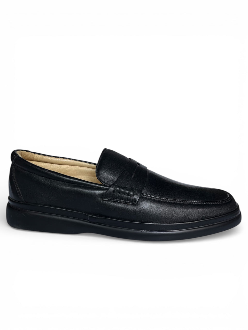 Zapato Casual Caballero Choclo Piel Negro 1430