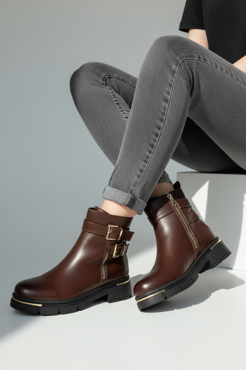 Bota Casual Café Rox