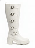 Bota Larga Shine Latte