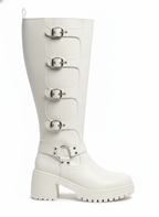 Bota Larga Shine Latte