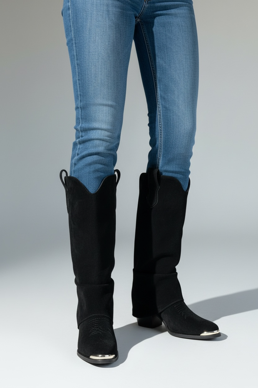 Bota Vaquera Blake Negro