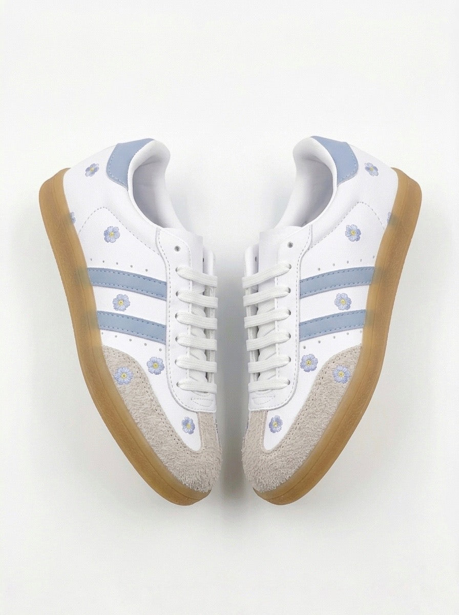 Teni Elfa Blanco Azul Flowers