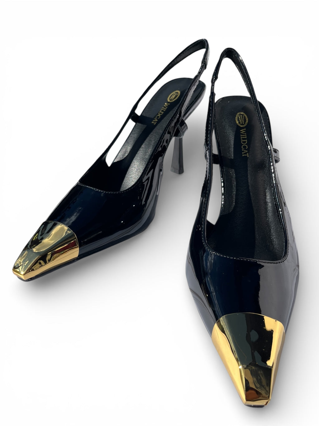 Tacones Charol Negro Cleo