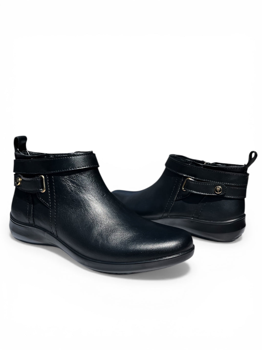Bota Confort Mujer Piel Negro 8030