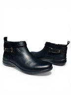 Bota Confort Mujer Piel Negro 8030