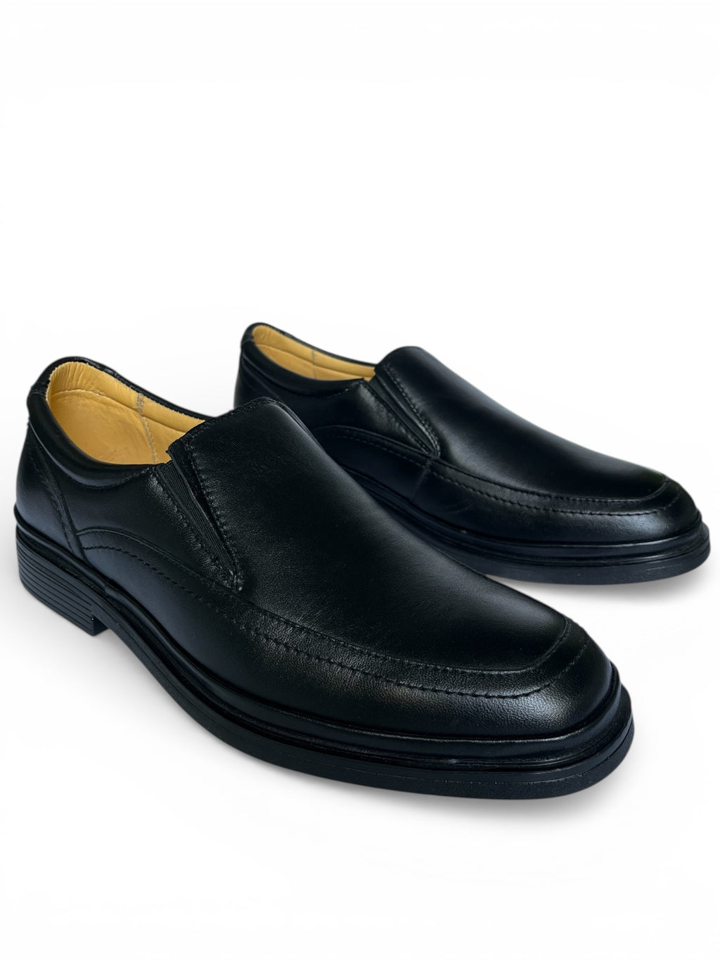 Zapato Casual Caballero para diabético Piel Suave Negro 011