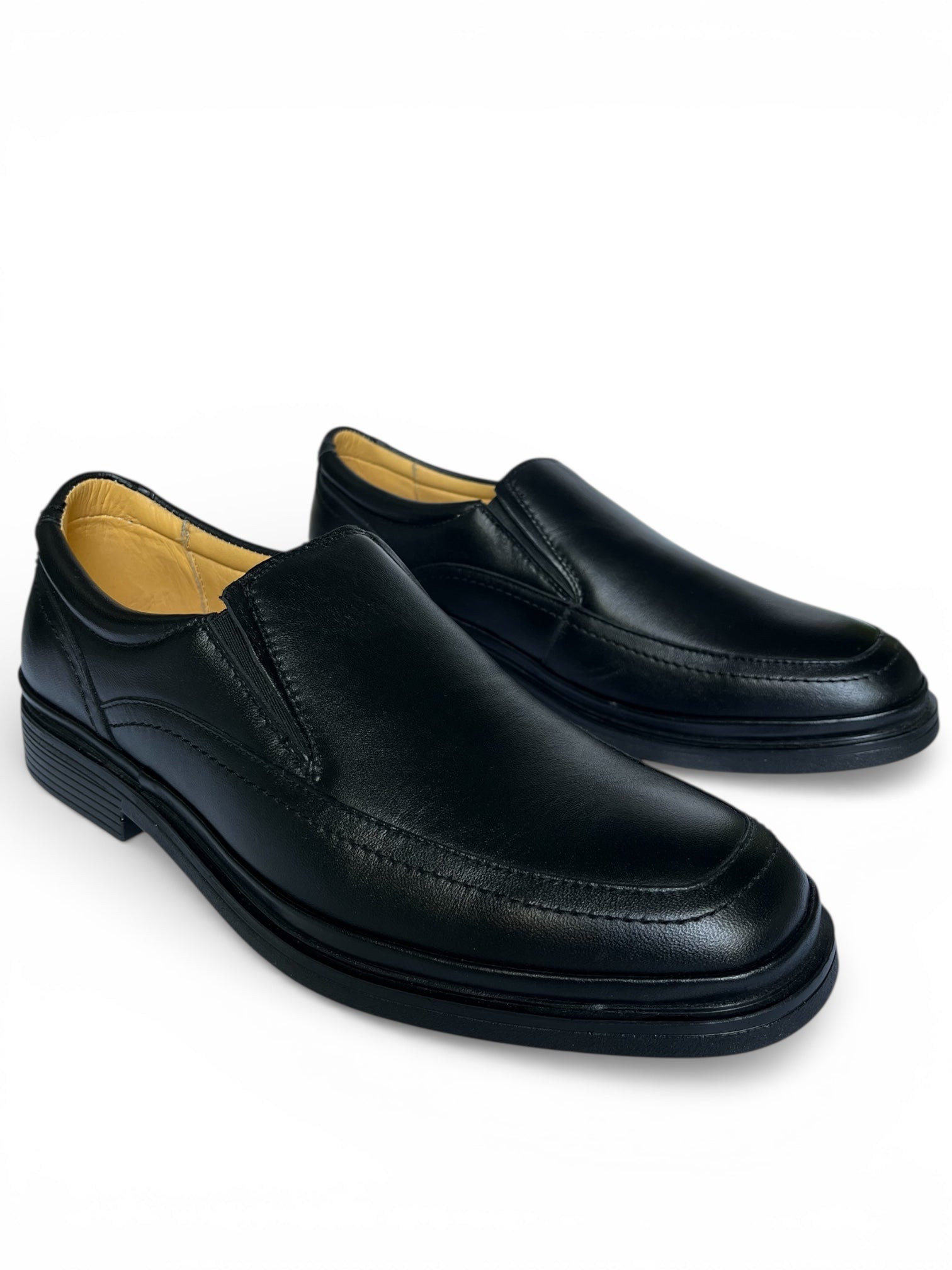 Zapato Casual Caballero para diabético Piel Suave Negro 011
