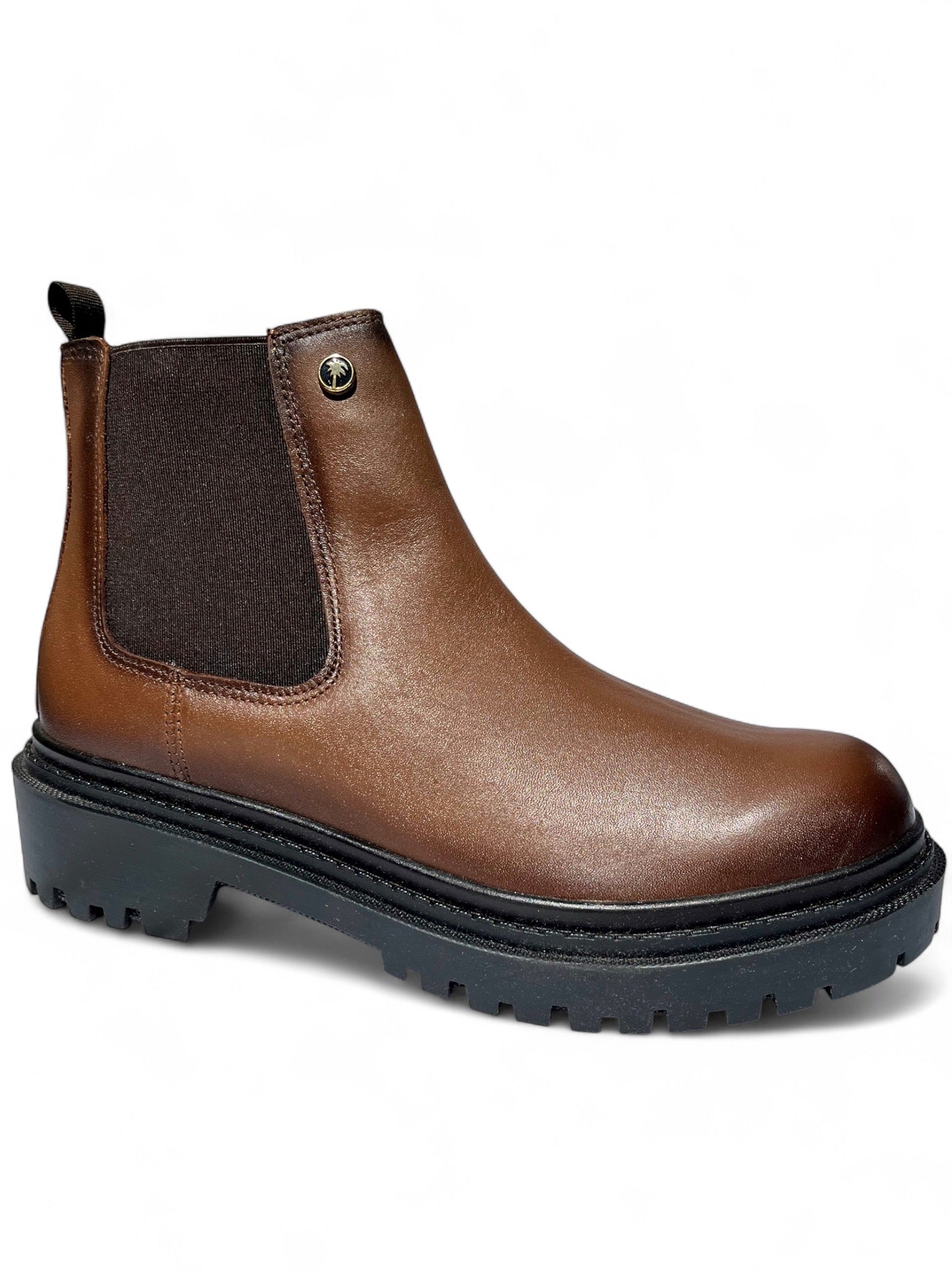 Bota Casual Mujer Piel Café 7251