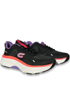 Teni Court Deportivo Dama Negro y Lila A4720J