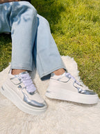 Teni Bolonia Blanco Plata